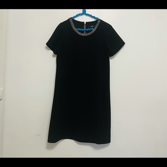 MADEWELL dress with pockets sz XS black - Picture 2 of 7